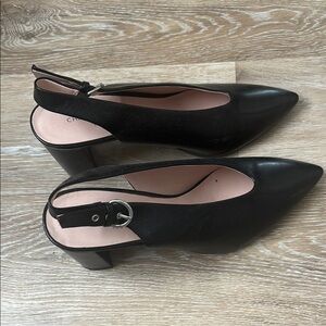 Black Slingback Heels